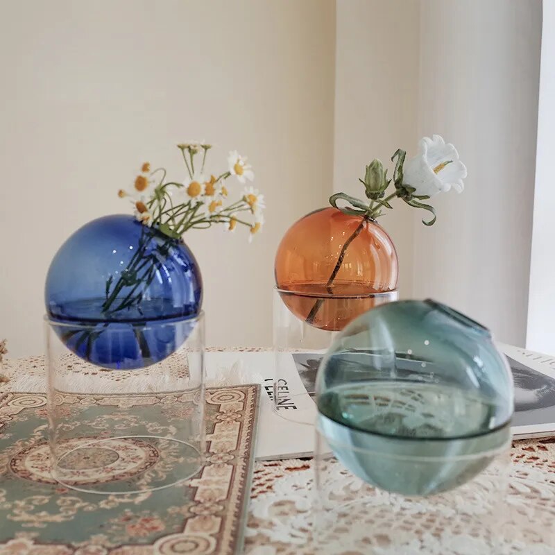 Design Round Glass Vase