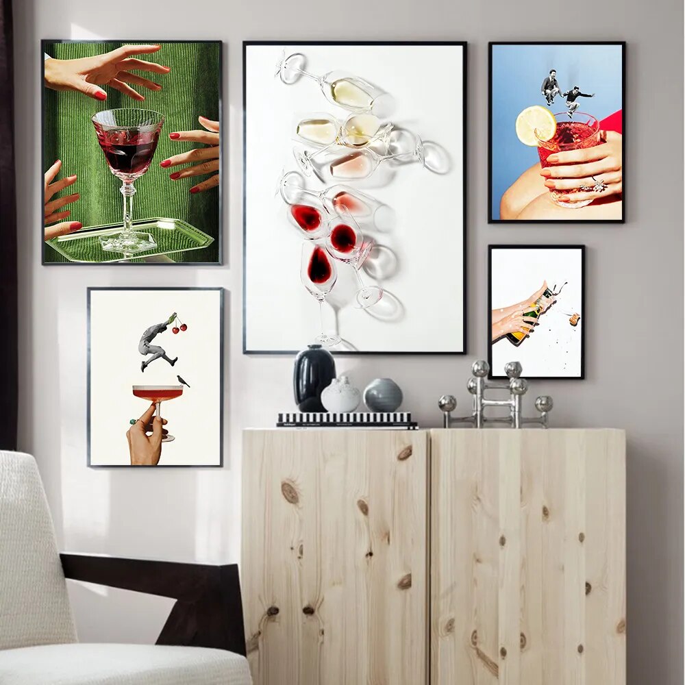 Fun Cocktail Wall Art