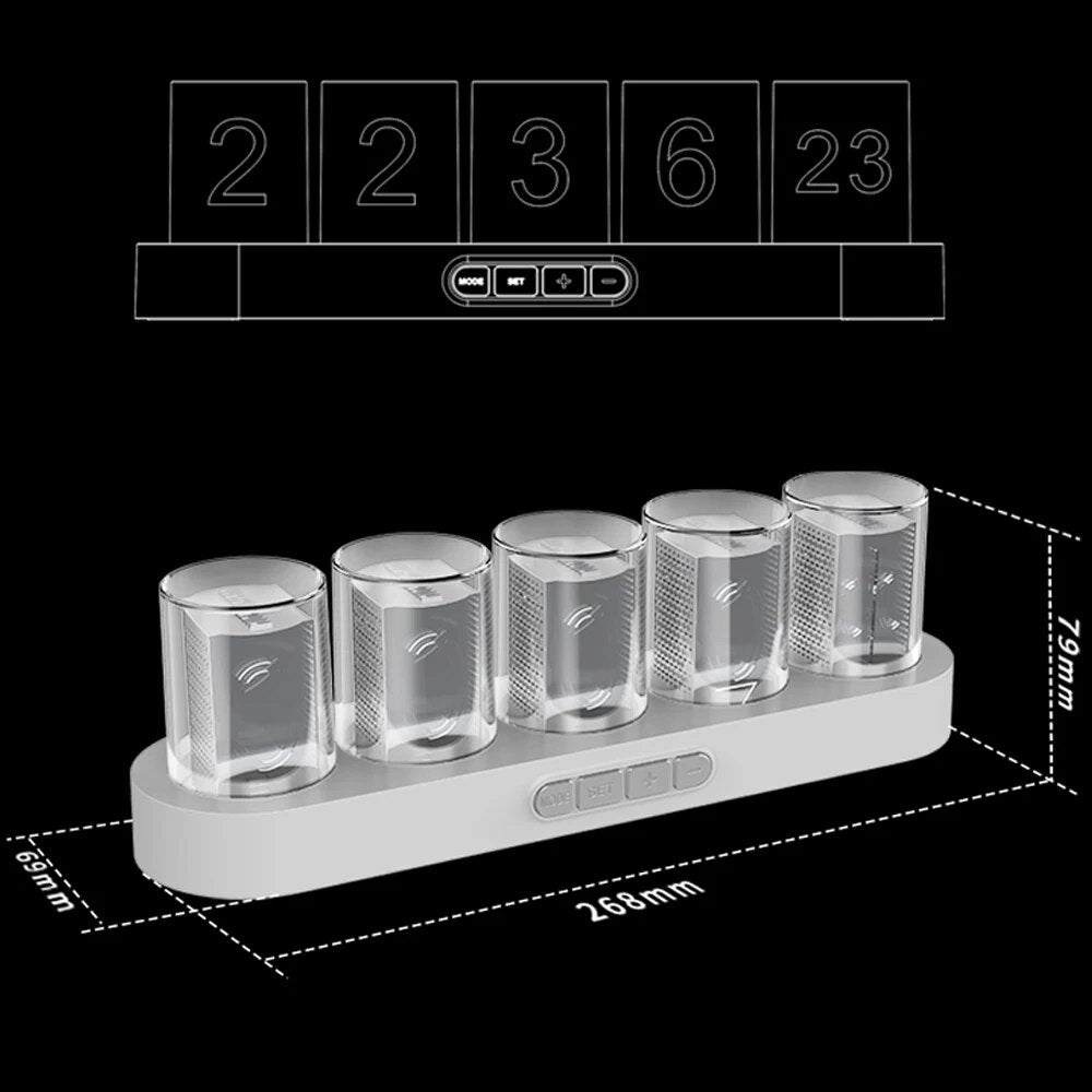 Digital Nixie Alike Tube Clock