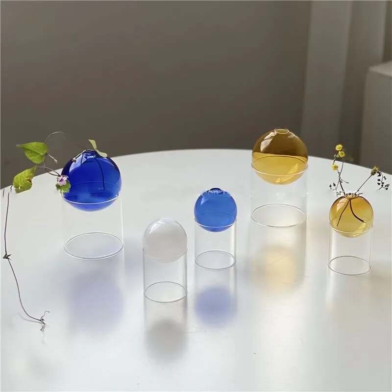 Design Round Glass Vase