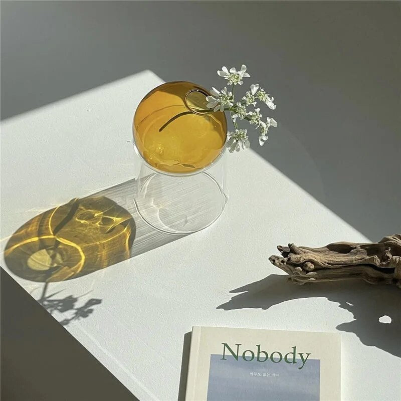 Design Round Glass Vase