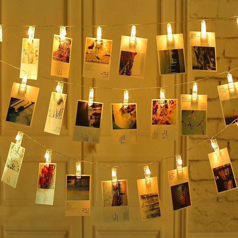 Glow Clip Memories Light String