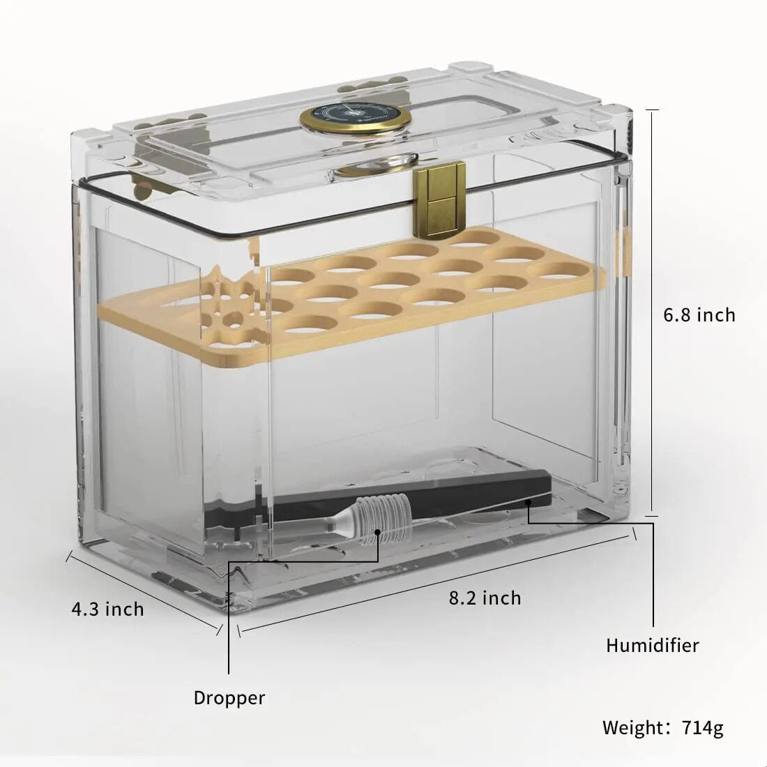 Acrylic Cigar Humidor
