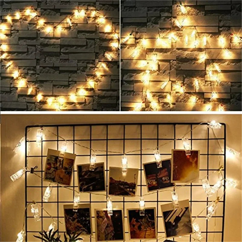 Glow Clip Memories Light String