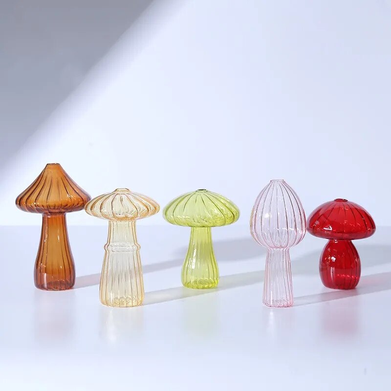 Colored Glass Mini Vases