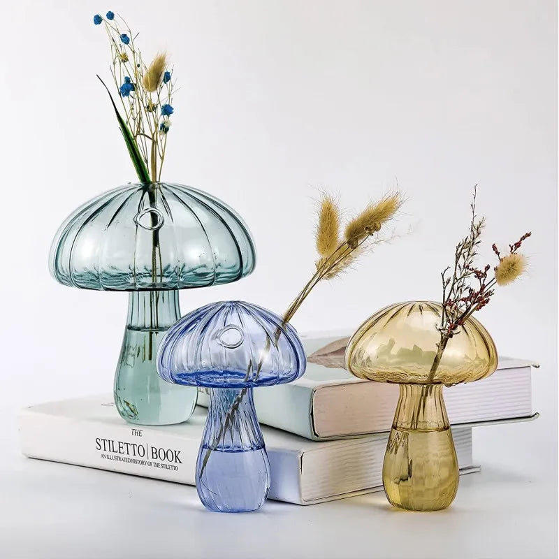 Colored Glass Mini Vases