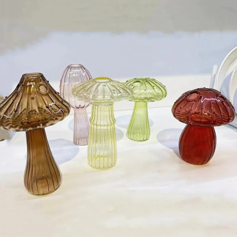 Colored Glass Mini Vases