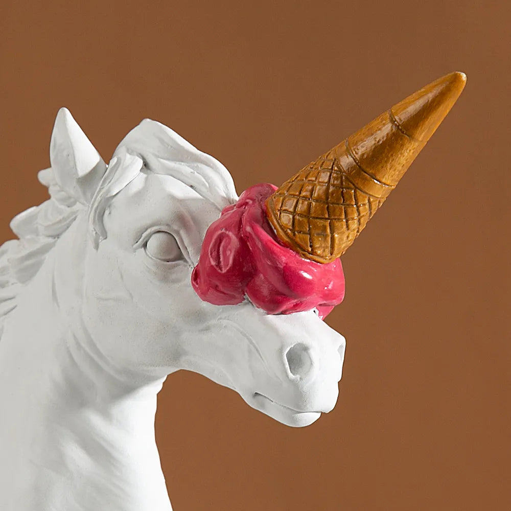 Ice Cream Unicorn Sculpture